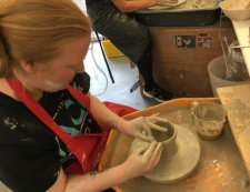 a student's first throwing lesson