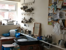 inside the studio
